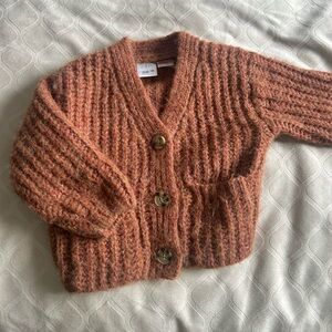 Zara size 18-24M ruse cardigan with pockets